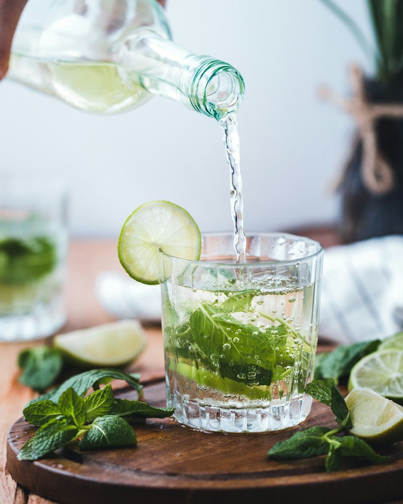 Fresh mint mojito